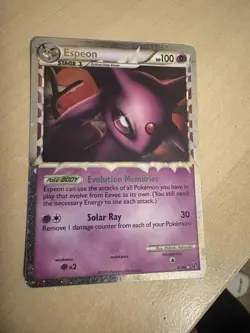Pokemon Espeon 81/90 Prime Undaunted Holo 2010 NM/LP - Image 1