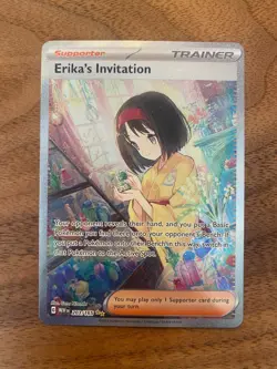 POKEMON Erika's Invitation 203/165 Sv: Scarlet & Violet 151 Holo NM - Image 1