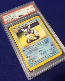 PSA 8 Shadowless Wartortle #42 Base Set Pokemon 1999 - Image 2