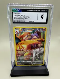 Pokemon Charizard TG03/TG30 Lost Origin Gallery Holo 9 CGC ENGLISH - Image 1