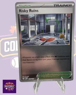 Risky Ruins 127/132 Me01: Mega Evolution Reverse Holo Pokemon TCG NM - Image 1