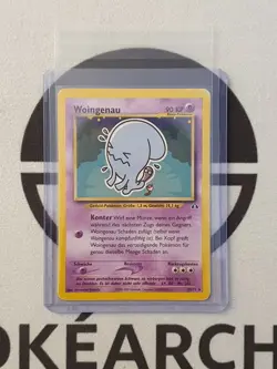Pokemon Karte Woingenau 35/75 Neo Entdeckung Set Deutsch Pokemon Original TCG - Image 1