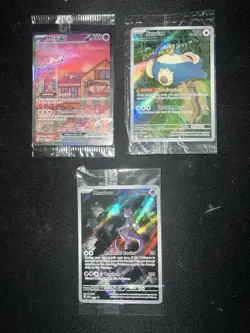 Sealed Promo Lot Pokemon 151 UPC Mew Ex Mewtwo Snorlax Black Star NM 051 052 053 - Image 2