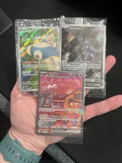 Sealed Promo Lot Pokemon 151 UPC Mew Ex Mewtwo Snorlax Black Star NM 051 052 053 - Image 4