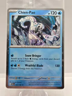 Chien-Pao 057/182 Rare Paradox Rift Pokemon NM Sealed - Image 1
