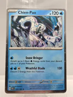 Chien-Pao 057/182 Rare Paradox Rift Pokemon NM Sealed - Image 1