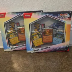 Pokemon Scarlet & Violet Prismatic Evolutions Poster Collection (Lot of 2) - Image 1