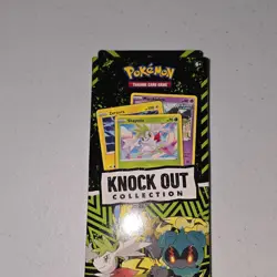 Pokemon Knock Out Collection Box Shaymin Zeraora Marshadow Foil Booster English - Image 1