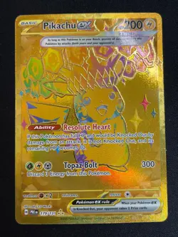 Pokemon Pikachu ex - Hyper Rare SV: Prismatic Evolutions 179/131 NM - Image 1