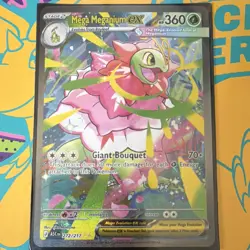 Pokemon Mega Meganium EX 272/217 Ascended Heroes Rare Holo Full Art 360 HP - Image 1