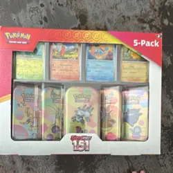 Nintendo Pokemon TCG Scarlet & Violet 151 Special Edition 5-Pack Charmander - Image 1