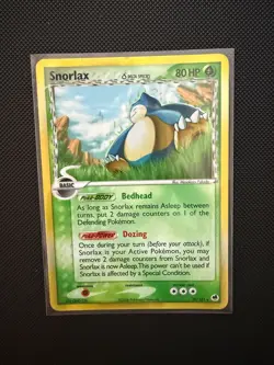 Pokemon TCG Snorlax EX Dragon Frontiers 10/101 Holo Holo Rare - Image 1