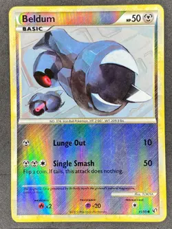Pokemon Beldum Reverse Holo 43/90 UD Undaunted LP - Image 1