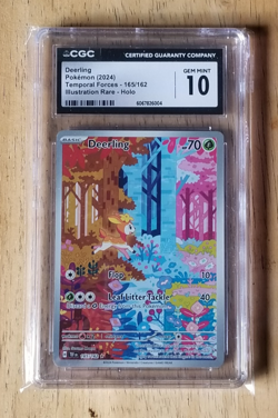Pokemon tcg- Deerling 165/162 - Temporal Forces- CGC Grade 10 - Image 1