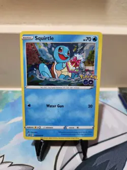 Squirtle SWSH233 Pokemon GO Cosmos Holo Promo NM - Image 1