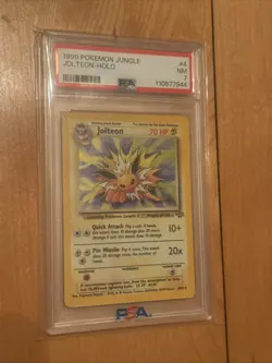 Jolteon 04/64 Pokemon Jungle Holo PSA 7 - Image 1