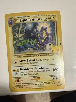 Light Toxtricity SWSH137 Rare Black Star Promo Card(Pokemon TCG Celebrations) - Image 1