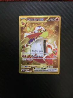 Pokemon TCG Paldea Evolved Skeledirge ex Hyper Rare 272/193 NM - Image 1
