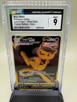 CGC 9 MINT Mew VMAX 2022 Lost Origin TG30/TG30 Trainer Gallery Holo Pokemon 💎 - Image 1