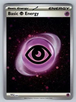 Pokemon Basic Energy Psychic 005 Holo Foil Scarlet and Violet 151 Near Mint T5 - Image 1