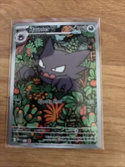 HAUNTER 027 ME: Mega Evolution Black Star Promo Full Art Holo!!!🔥🔥🔥 - Image 1