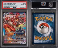 Pokemon 2021 Blaziken VMAX 201/198 Alt Art SR Chilling Reign GEM MINT PSA 10 - Image 3