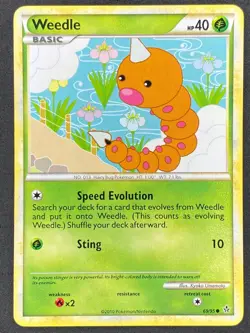 Pokemon Weedle 69/95 UL Unleashed LP/NM - Image 1
