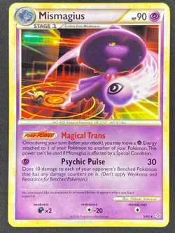 Pokemon Mismagius Non Holo 5/95 UL Unleashed LP - Image 1