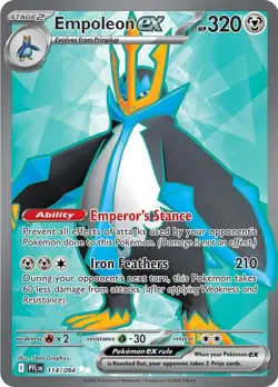 Pokemon TCG Empoleon ex Phantasmal Flames 114/094 Holo Ultra Rare - Image 1