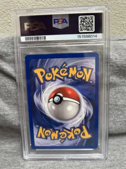 Wizards of the Coast 2000 Pokemon Team Rocket Dark Raichu 83/82 Holo PSA 8 - Image 3