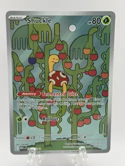 Pokemon TCG Shuckle Mega Evolution Illustration Rare 136/132 ME01 NM - Image 1