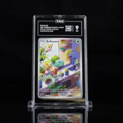 Pokemon Bulbasaur 143/142 Stellar Crown Illustration Rare Holo TAG 9 - Image 1