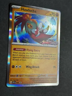 Hawlucha 007 Black Star Promo Scarlet & Violet Prerelease Pokemon TCG NM/dent - Image 5