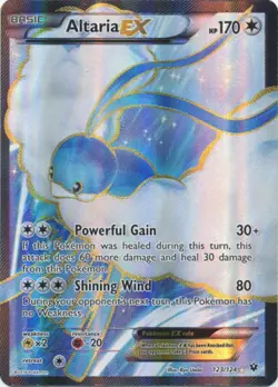 Altaria EX - 123/124 - Full Art Ultra Rare PL/MP, English Pokemon Fates Collide - Image 1