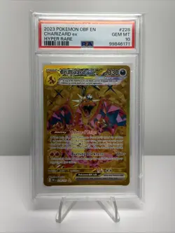 2023 Pokemon En-Obsidian Flames Hyper Rare #228 Charizard EX PSA 10 Gem Mint - Image 1