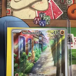 Pokemon SV02 Paldea Evolved 219/193 Sudowoodo Illustration Rare NM - Image 2