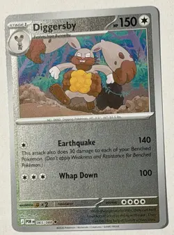 Pokemon TCG: Diggersby 065/088 U 2026 ME03:POR Reverse Holo - Image 3