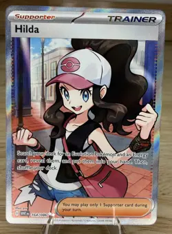 Pokemon Hilda Trainer Full Art Holo 164/086 - Image 1
