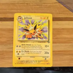 Pokemon Jolteon Jungle Set 20/64 Regular Rare English 1999 - Image 1