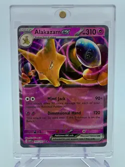 2023 Pokemon Alakazam ex 065/165 Scarlet & Violet Holo NM - Image 1