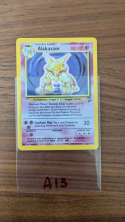 Pokemon Alakazam TCG Base Set 2 Holo Rare - Image 3