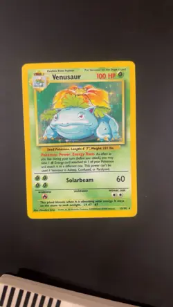 1999 Pokemon Game Base Set #15 Venusaur Holo Rare - Image 1