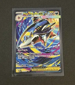 POKEMON TCG MEGA SHARPEDO EX (SPECIAL ILLUSTRATION RARE) 127/094 PHANTASMAL - Image 1