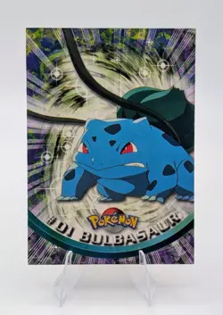 Topps Pokemon Series 1 Non-Holo: Bulbasaur #01 - NM - Image 1