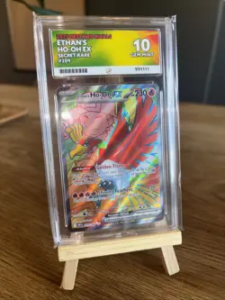 Pokemon TCG Ethans Ho-Oh EX Card Destined Rivals 209/182 - Image 1