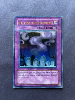 Yugioh Call of the Haunted HL06-EN005 Trap-Continuous Konami English 1996 - Image 1