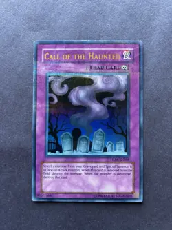Yugioh Call of the Haunted HL06-EN005 Trap-Continuous Konami English 1996 - Image 2