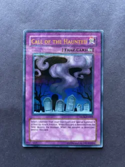 Yugioh Call of the Haunted HL06-EN005 Trap-Continuous Konami English 1996 - Image 3