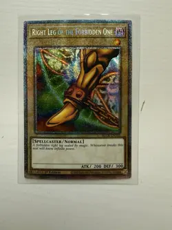 Yugioh Right Leg of the Forbidden One BLCR-EN102 Starlight Rare - Image 1