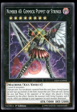 Number 40: Gimmick Puppet of Strings LED5-EN043 Yu-Gi-Oh 1st Edition NM - Image 1